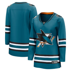 NHL Teal San Jose Sharks Fanatics Women's Home Breakaway Jersey