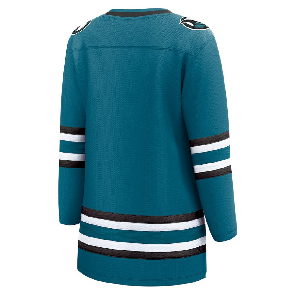 NHL Teal San Jose Sharks Fanatics Women's Home Breakaway Jersey