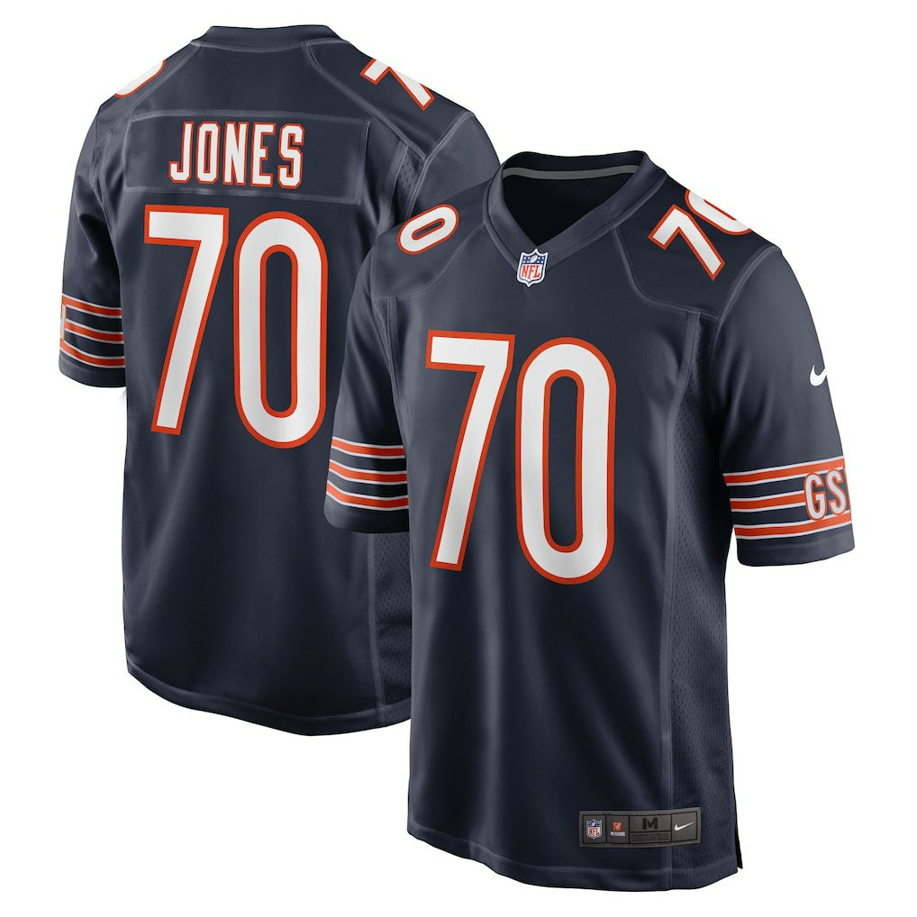 Braxton Jones  Game Player Jersey - Chicago Bears
