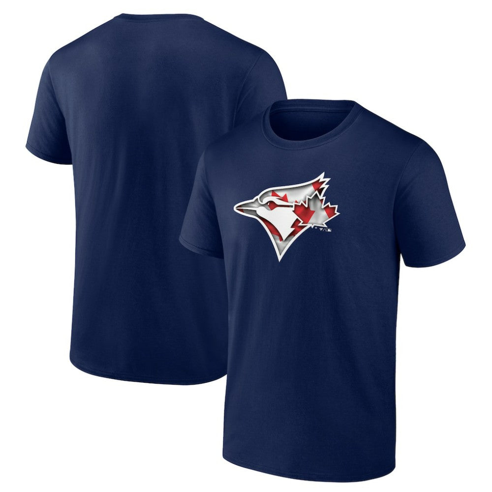 MLB Toronto Blue Jays Banner Wave Logo T-Shirt