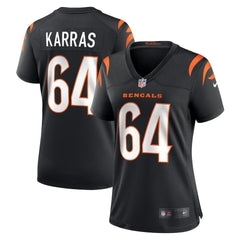 Ted Karras  Women's Game Player Jersey - Cincinnati Bengals