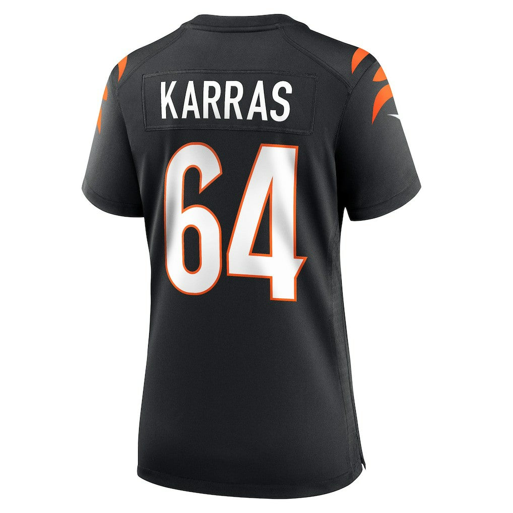 Ted Karras  Women's Game Player Jersey - Cincinnati Bengals