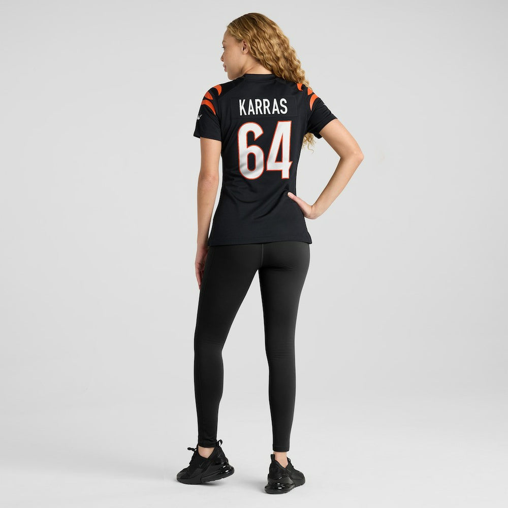 Ted Karras  Women's Game Player Jersey - Cincinnati Bengals