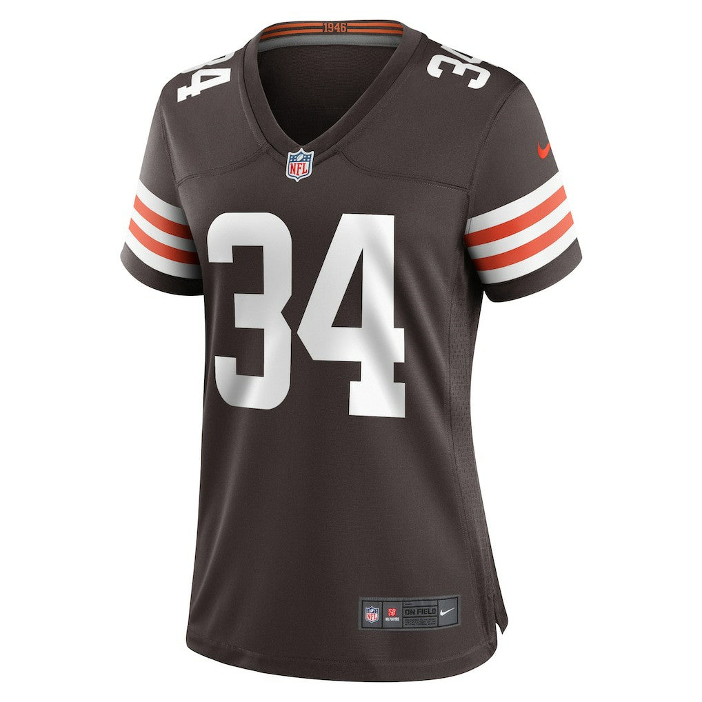 Jerome Ford  Women's Game Player Jersey - Cleveland Browns