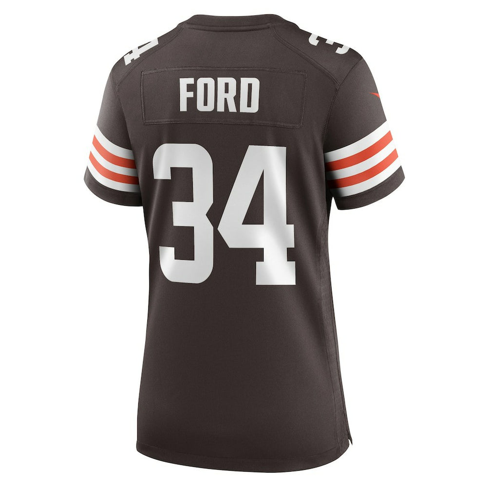 Jerome Ford  Women's Game Player Jersey - Cleveland Browns