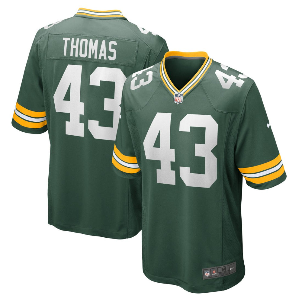 Kiondre Thomas  Game Player Jersey - Green Bay Packers