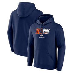 Let's Ride Pullover Hoodie - Denver Broncos