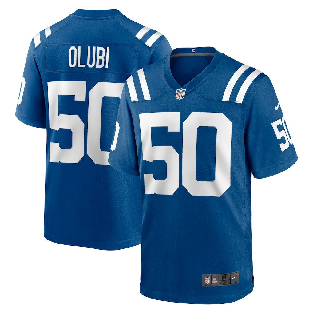 Segun Olubi  Game Player Jersey - Indianapolis Colts
