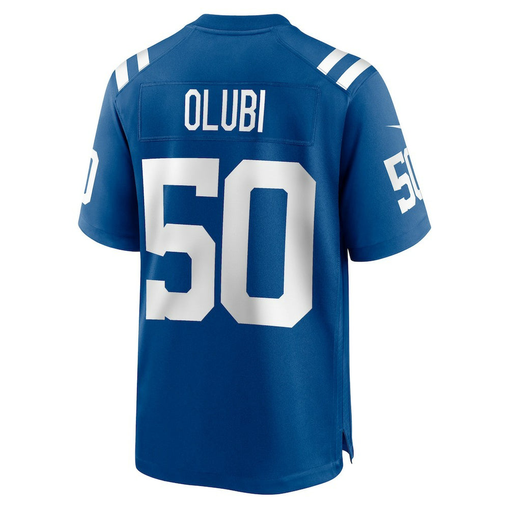 Segun Olubi  Game Player Jersey - Indianapolis Colts