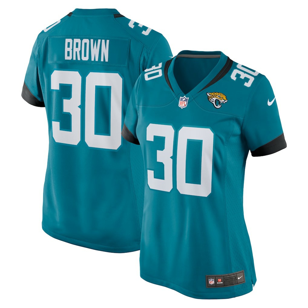 Montaric Brown  Women's Game Player Jersey - Jacksonville Jaguars