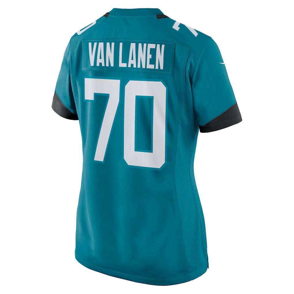 Cole Van Lanen  Women's Game Player Jersey - Jacksonville Jaguars