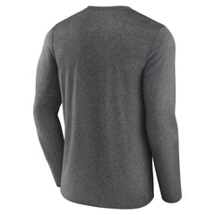 NHL Heather Charcoal San Jose Sharks Fanatics Special Edition 2.0 Scoring Chance Long Sleeve T-Shirt