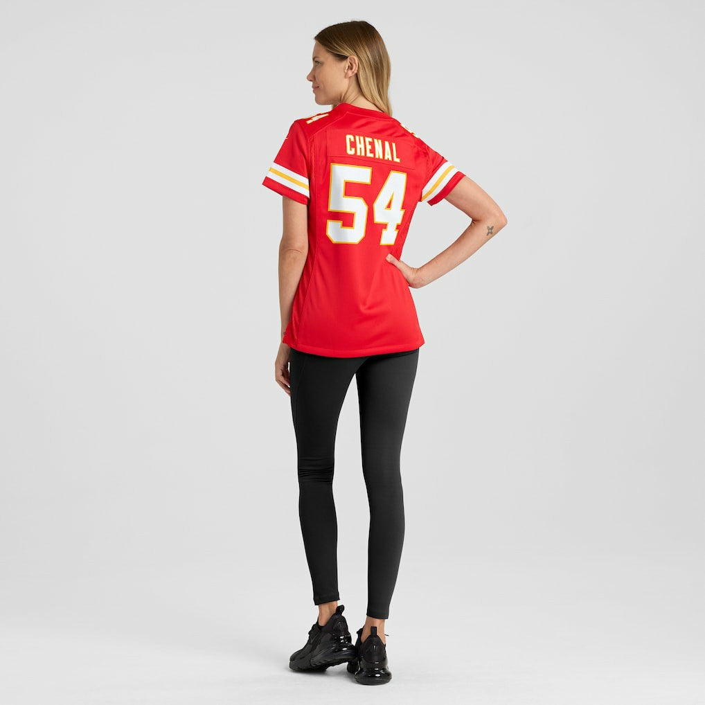 Leo Chenal  Women's Game Player Jersey - Kansas City Chiefs