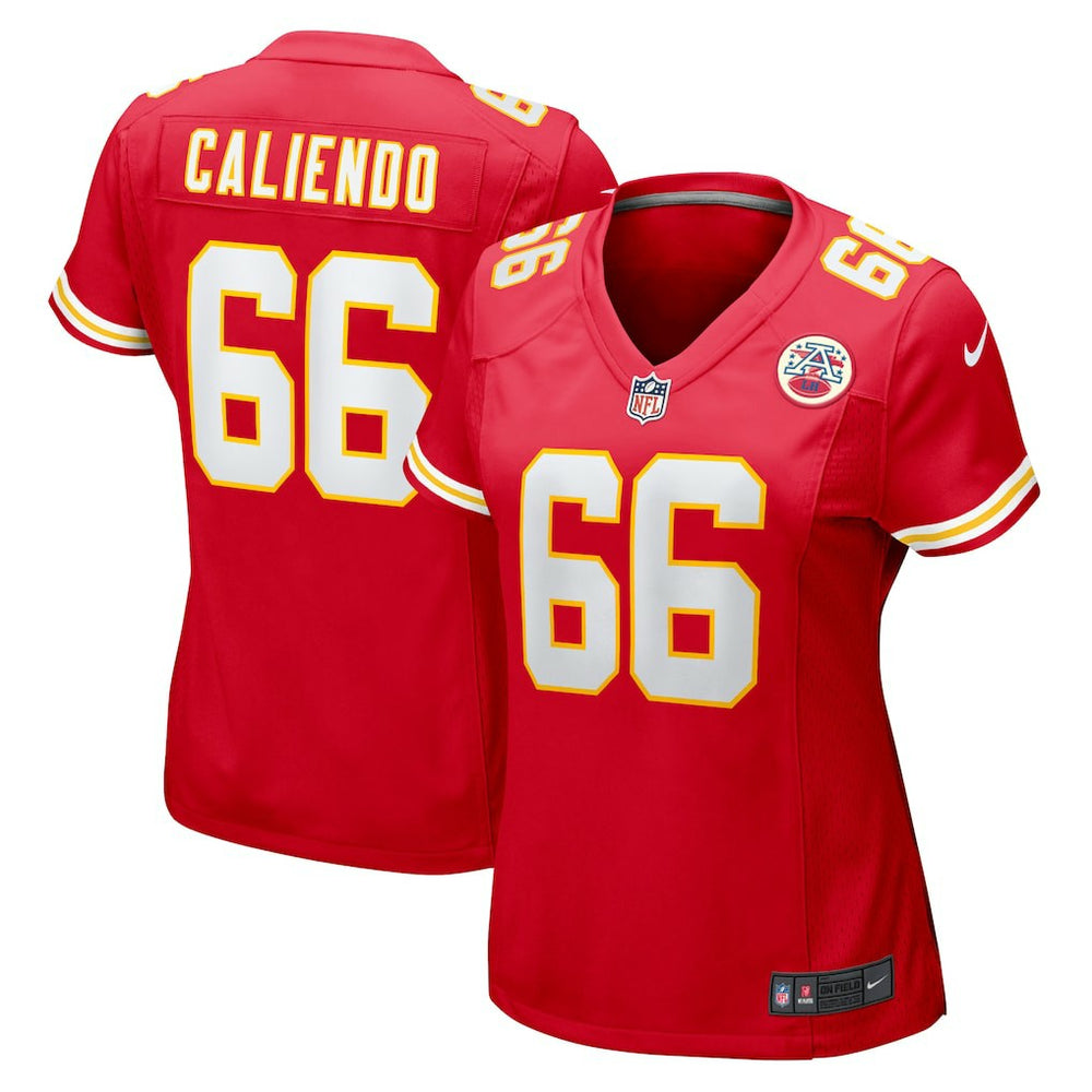 Mike Caliendo  Women's Game Player Jersey - Kansas City Chiefs