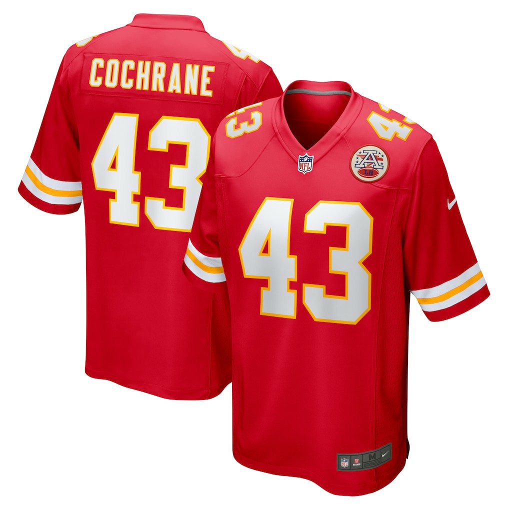 Jack Cochrane  Game Player Jersey - Kansas City Chiefs