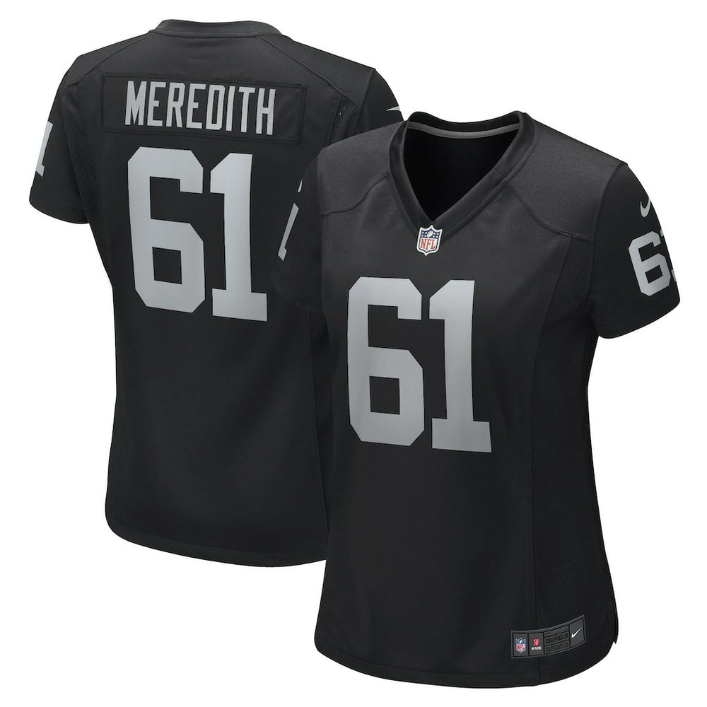 Jordan Meredith  Women's Game Player Jersey - Las Vegas Raiders