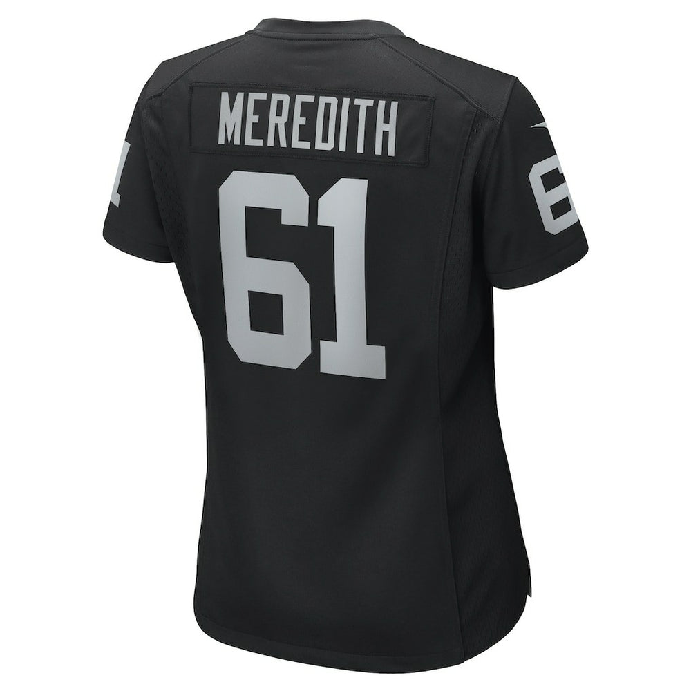 Jordan Meredith  Women's Game Player Jersey - Las Vegas Raiders