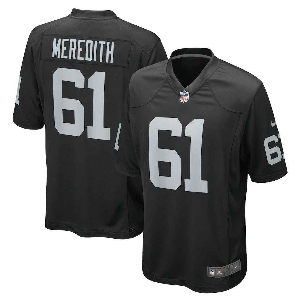 Jordan Meredith  Game Player Jersey - Las Vegas Raiders