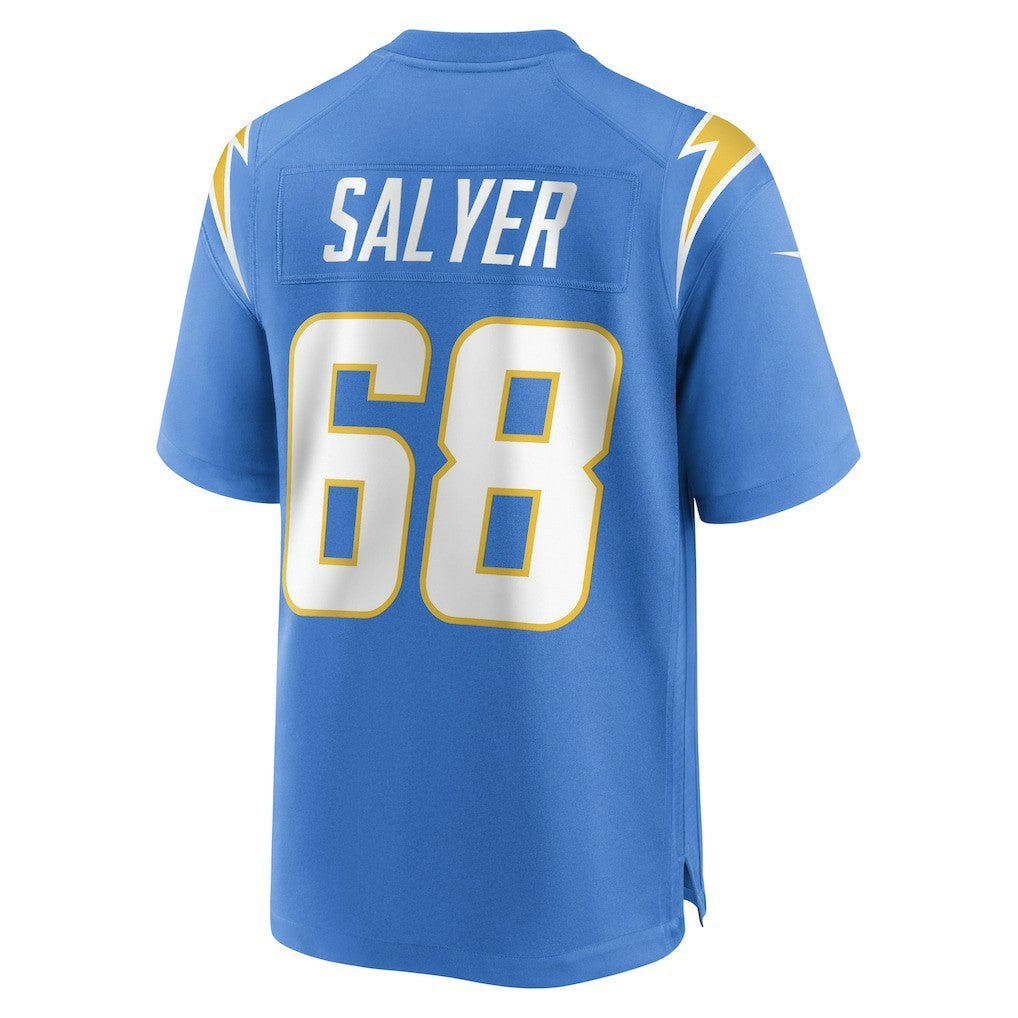 Jamaree Salyer  Game Player Jersey - Los Angeles Chargers