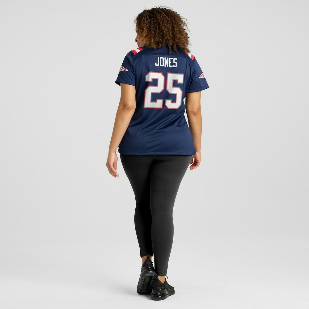 Marcus Jones  Women's Game Jersey - New England Patriots