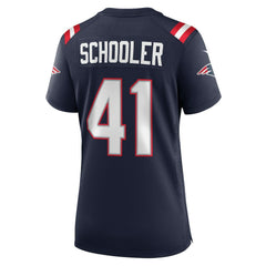 Brenden Schooler  Women's Game Jersey - New England Patriots