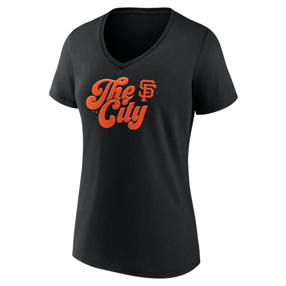 MLB San Francisco Giants Women's Scripty City V-Neck T-Shirt
