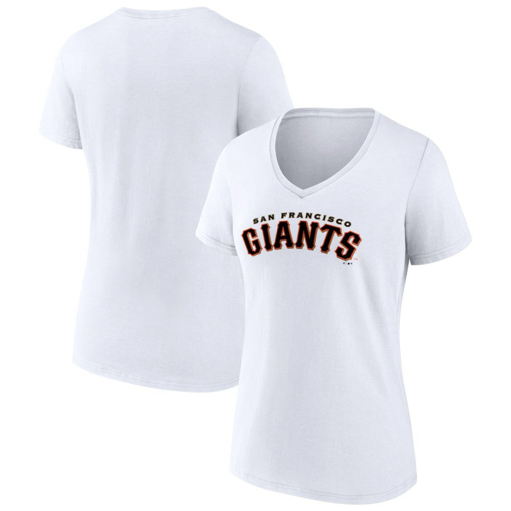 MLB San Francisco Giants Women's Giants Alternate Club Lettering V-Neck T-Shirt