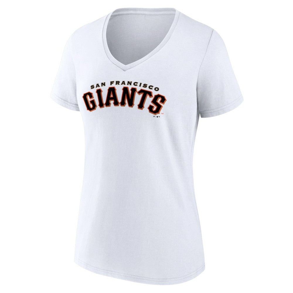MLB San Francisco Giants Women's Giants Alternate Club Lettering V-Neck T-Shirt