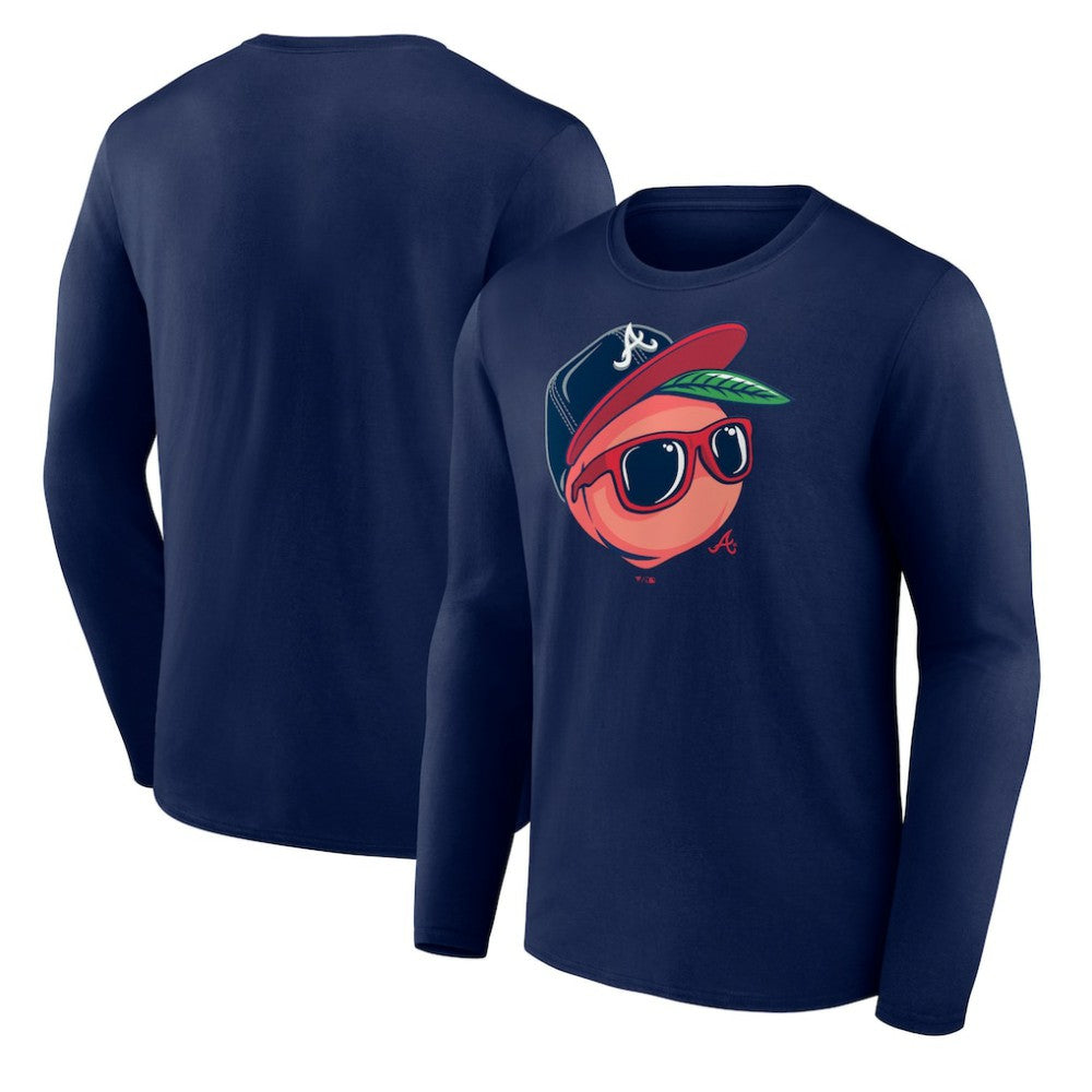 MLB Atlanta Braves Mr. Peach Long Sleeve T-Shirt