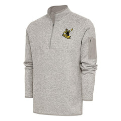 Antigua Throwback Fortune Quarter-Zip Pullover Jacket - Pittsburgh Steelers