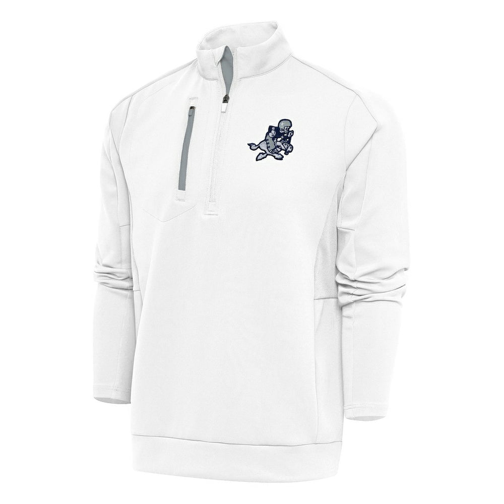 Antigua Team Logo Throwback Generation Quarter-Zip Pullover Top - Dallas Cowboys