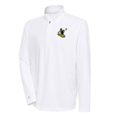 Antigua Team Logo Throwback Tribute Quarter-Zip Pullover Top - Pittsburgh Steelers