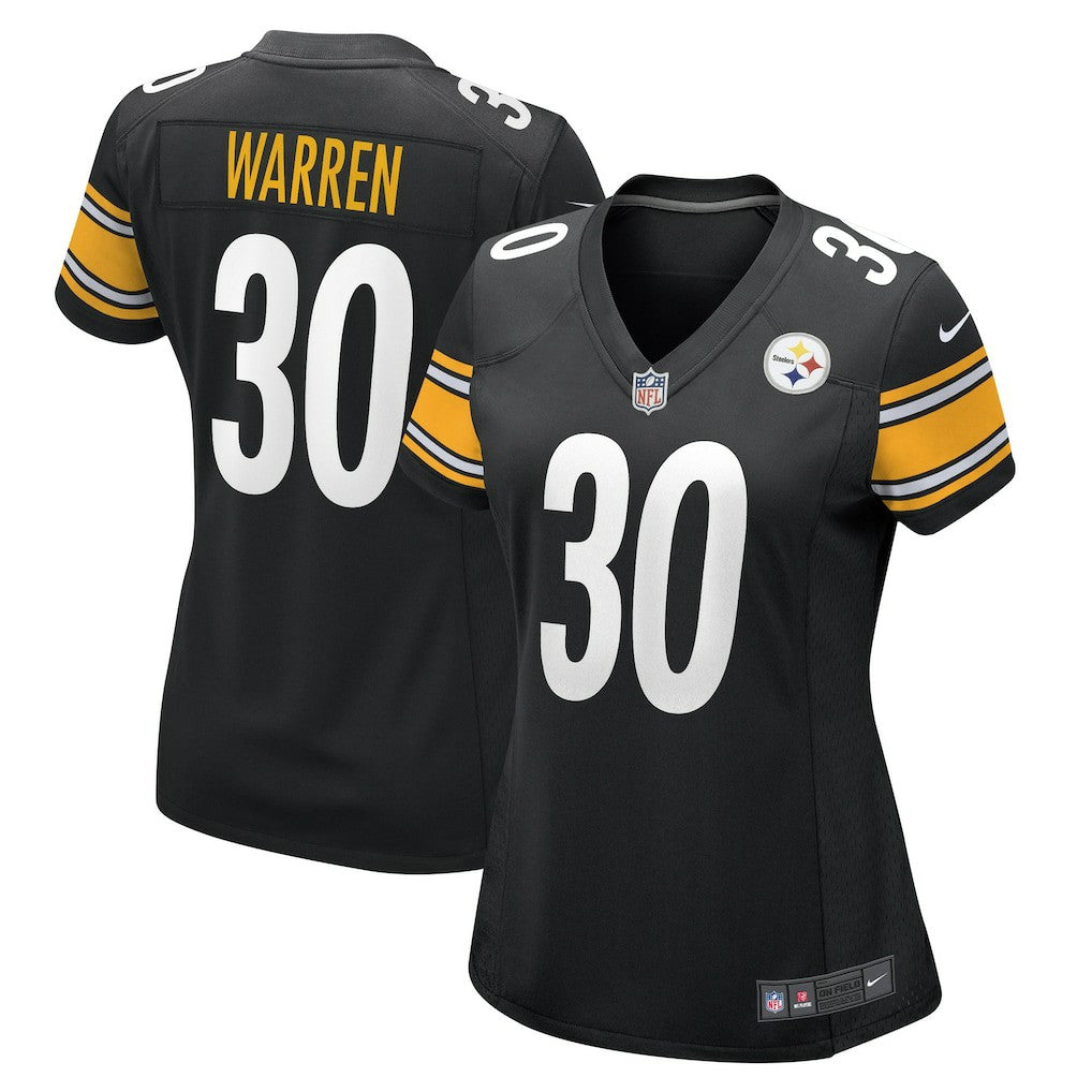 Jaylen Warren  Women's Game Player Jersey - Pittsburgh Steelers