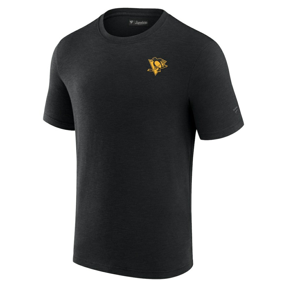 NHL Black Pittsburgh Penguins Fanatics Signature Front Office Modal T-Shirt