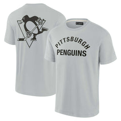 NHL Gray Pittsburgh Penguins Fanatics Unisex Elements Super Soft Short Sleeve T-Shirt