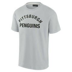 NHL Gray Pittsburgh Penguins Fanatics Unisex Elements Super Soft Short Sleeve T-Shirt