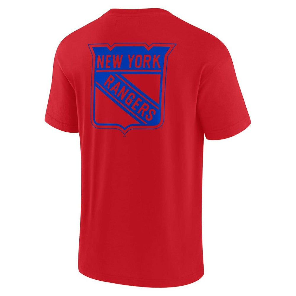 NHL Red New York Rangers Fanatics Unisex Elements Super Soft Short Sleeve T-Shirt