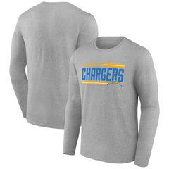 On Side Stripe Team Long Sleeve T-Shirt - Los Angeles Chargers