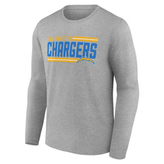 On Side Stripe Team Long Sleeve T-Shirt - Los Angeles Chargers