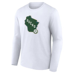 NBA Milwaukee Bucks Alternate Logo Long Sleeve T-Shirt