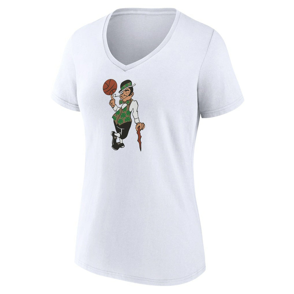 NBA Boston Celtics Women's Alternate Logo V-Neck T-Shirt
