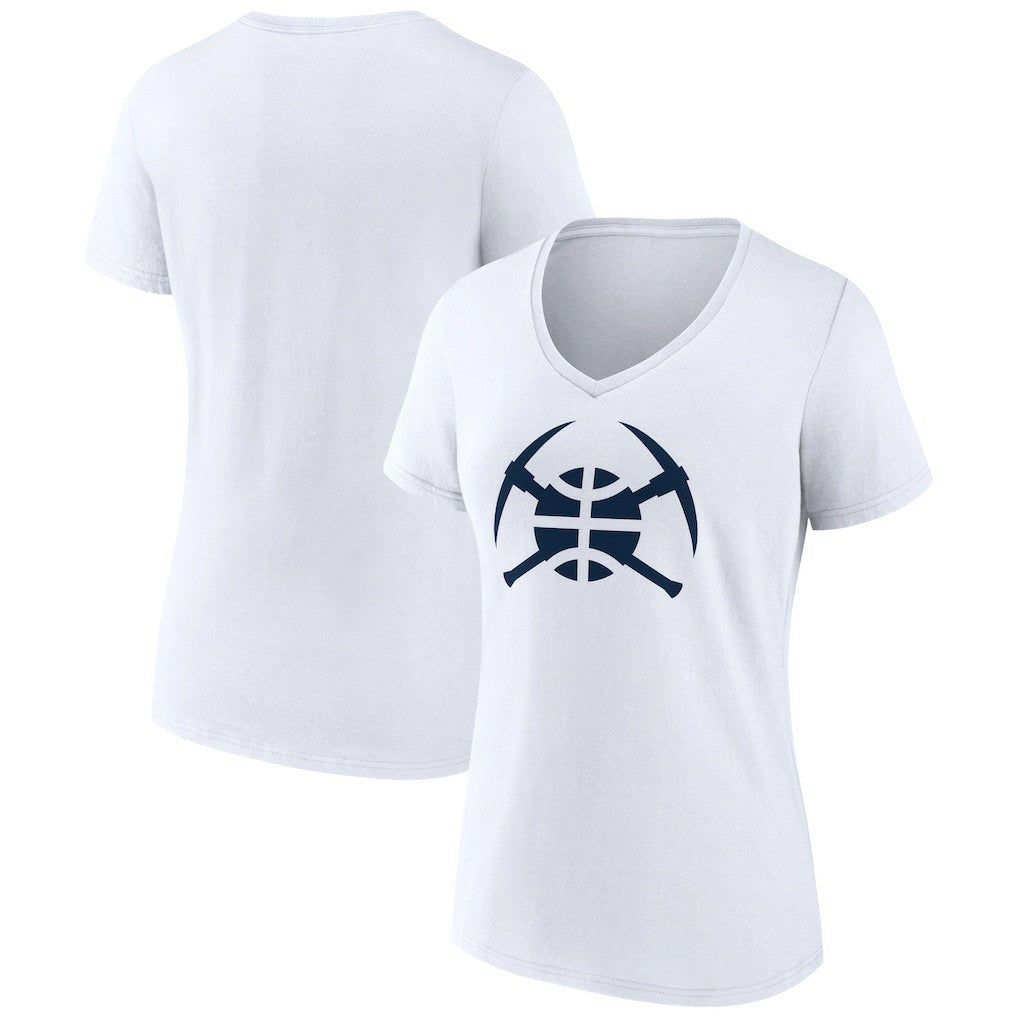 NBA Denver Nuggets Women's Alternate Logo V-Neck T-Shirt sale