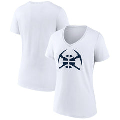 NBA Denver Nuggets Women's Alternate Logo V-Neck T-Shirt sale