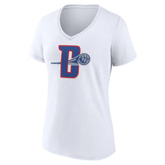 NBA Detroit Pistons Women's Alternate Logo V-Neck T-Shirt sale