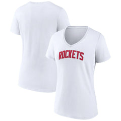 NBA Houston Rockets Women's Alternate Logo V-Neck T-Shirt