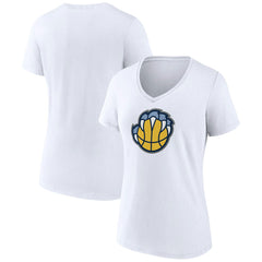 NBA Memphis Grizzlies Women's Alternate Logo V-Neck T-Shirt