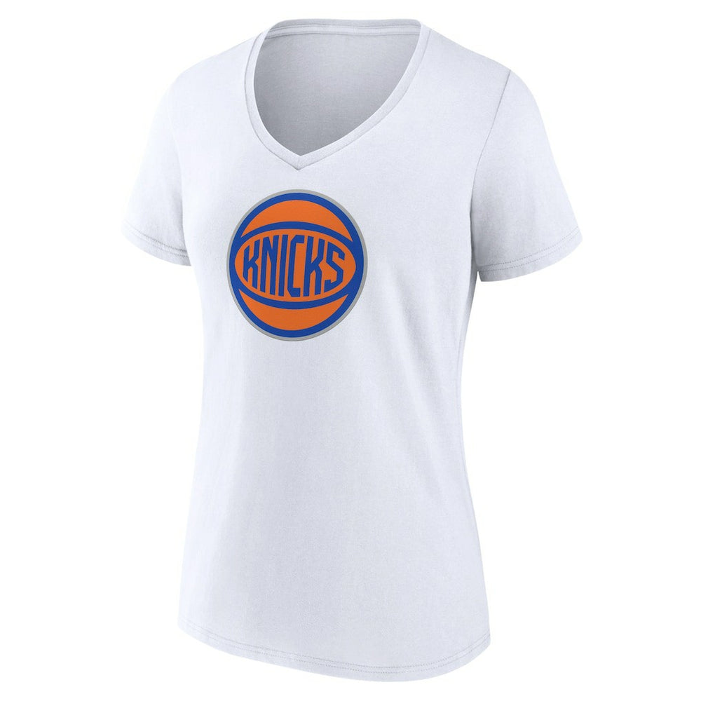 NBA New York Knicks Women's Alternate Logo V-Neck T-Shirt