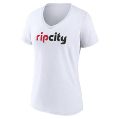 NBA Portland Trail Blazers Women's Alternate Logo V-Neck T-Shirt