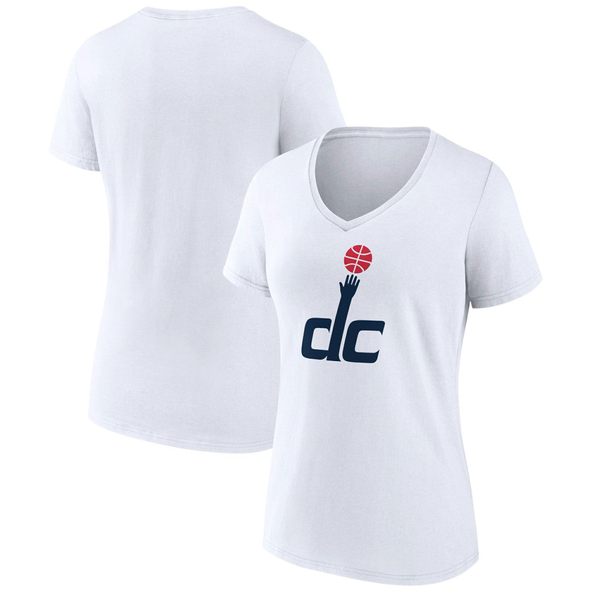 NBA Washington Wizards Women's Alternate Logo V-Neck T-Shirt