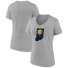 NBA Indiana Pacers Women's Alternate Logo V-Neck T-Shirt